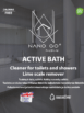 active.bath 210x120.q чистящее средство для ванной комнаты для пролитых листов плитки смесителей накипи