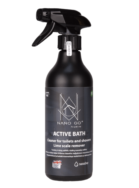 active bath 500ml bathroom cleaner descaler for cleaning leaks and spills