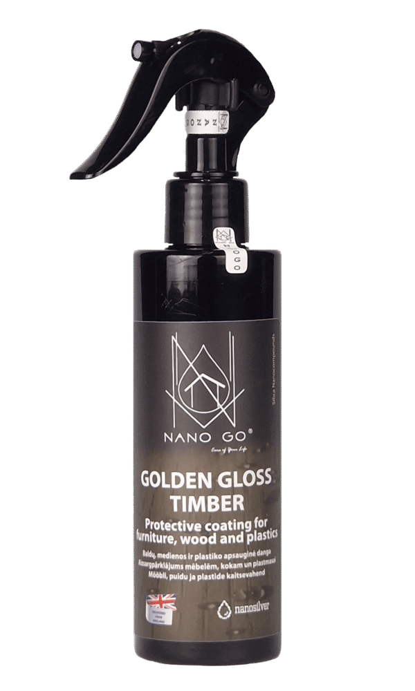 golden gloss timber 200ml nanokaitse lakitud mööblile ja plastikule