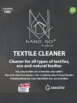 textile 210x120.q puhastusvahend tekstiilile